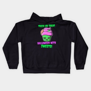 Halloween comes with sweats Kids Hoodie